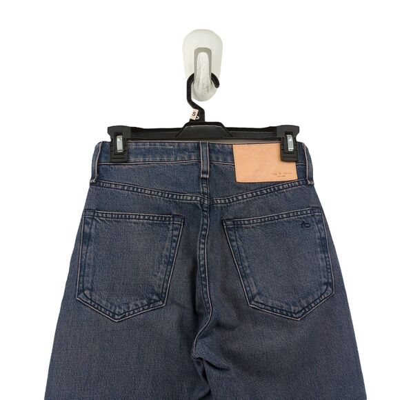 Rag & Bone Women 23 Maya Jeans Jasmine Blue Pink High Rise Ankle Slim Denim NEW - Picture 8 of 8